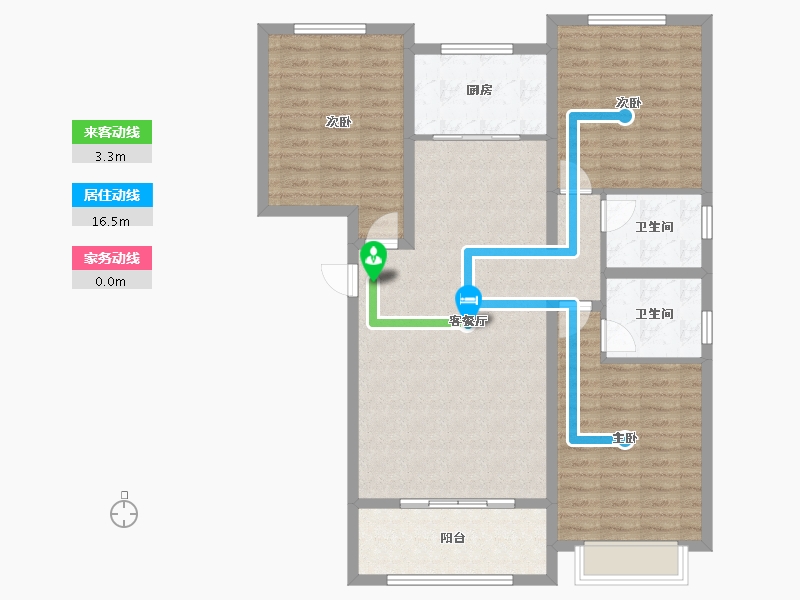 河北省-衡水市-上东区-108.00-户型库-动静线