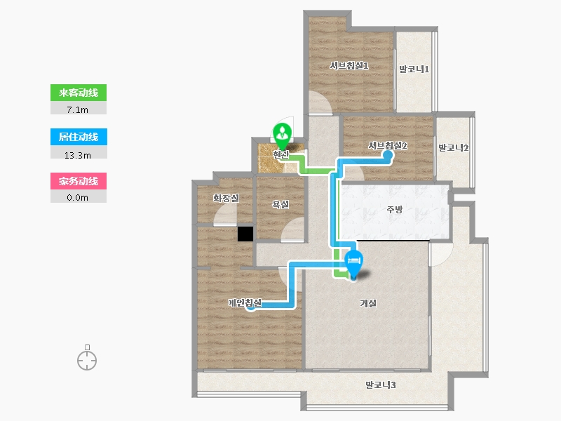 경기도-용인시 기흥구-흥덕우미린레이크포레-113.72-户型库-动静线