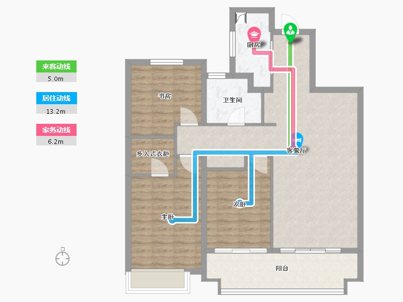 河南省-商丘市-华锦院子-94.00-户型库-动静线