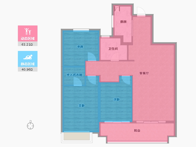 河南省-商丘市-华锦院子-94.00-户型库-动静分区