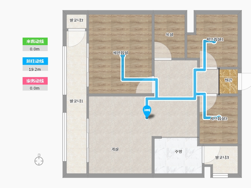 인천광역시-남동구-신세계-70.35-户型库-动静线