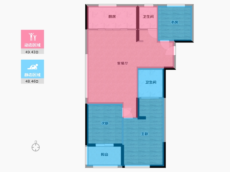 山东省-日照市-金港华府-96.00-户型库-动静分区