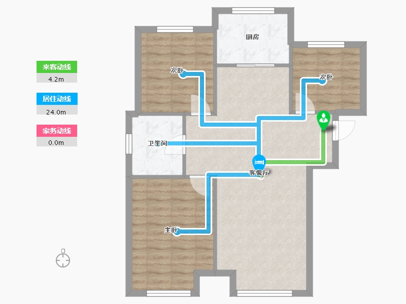 山东省-烟台市-中建悦海和园-72.00-户型库-动静线