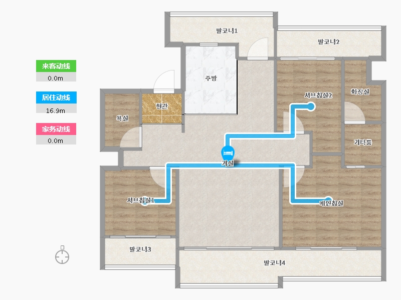 경기도-수원시 팔달구-꽃뫼양지마을현대-112.02-户型库-动静线