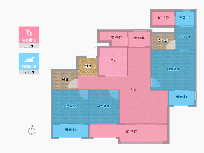 경기도-안양시 동안구-동편마을3단지-115.16-户型库-动静分区