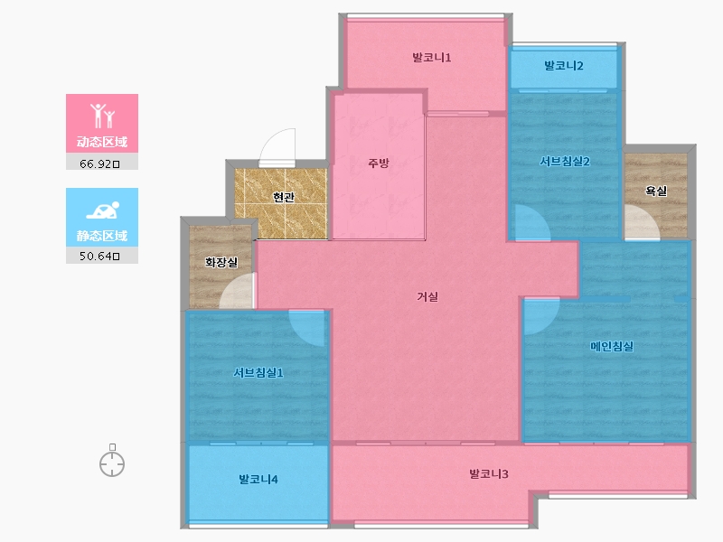 경기도-용인시 기흥구-호수마을서해그랑블-120.66-户型库-动静分区