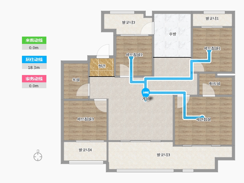 경기도-포천시-극동의푸른별2단지-111.82-户型库-动静线