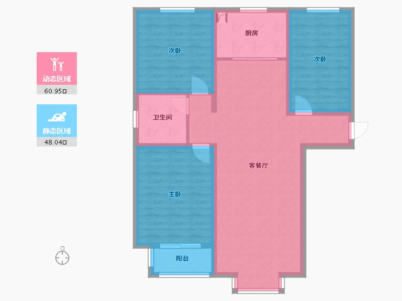 河北省-保定市-盛唐国际-98.00-户型库-动静分区