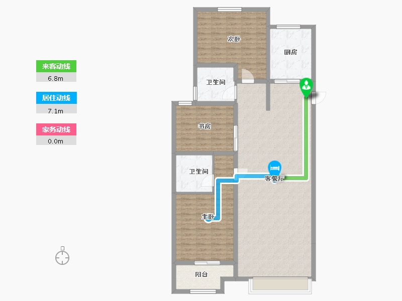 山东省-德州市-东岳翰林院-130.00-户型库-动静线