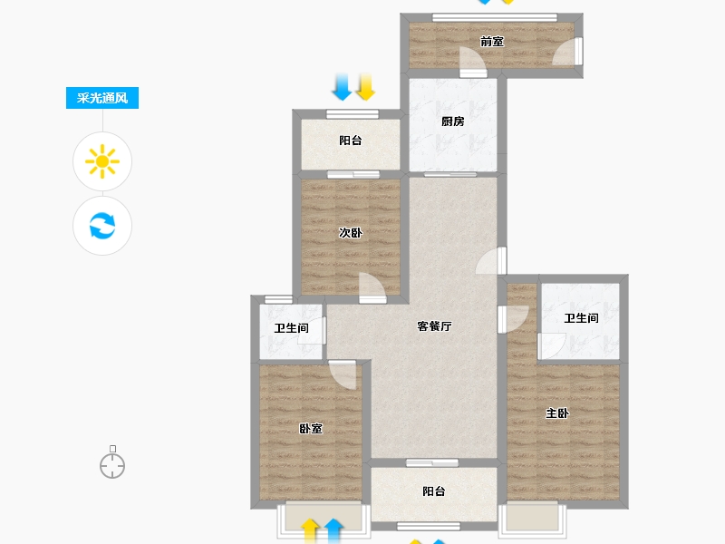 江西省-上饶市-众安春江时代-91.24-户型库-采光通风