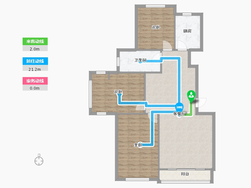 辽宁省-沈阳市-中铁·丁香水岸-98.00-户型库-动静线