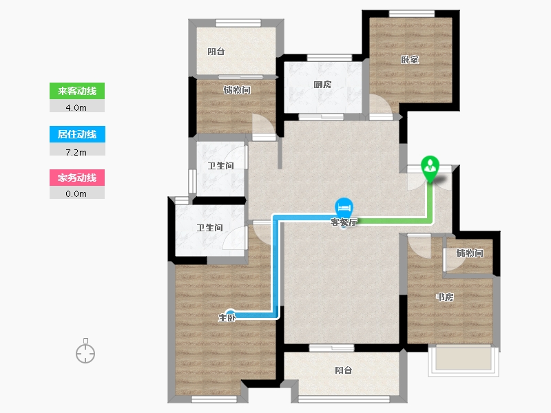 山东省-德州市-康城-110.00-户型库-动静线