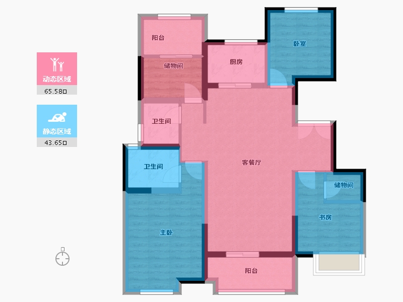 山东省-德州市-康城-110.00-户型库-动静分区