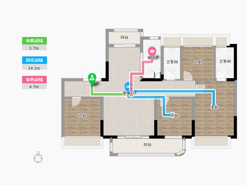 江苏省-南通市-十里江山-109.00-户型库-动静线