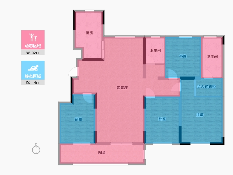 山东省-日照市-金港华府-134.00-户型库-动静分区