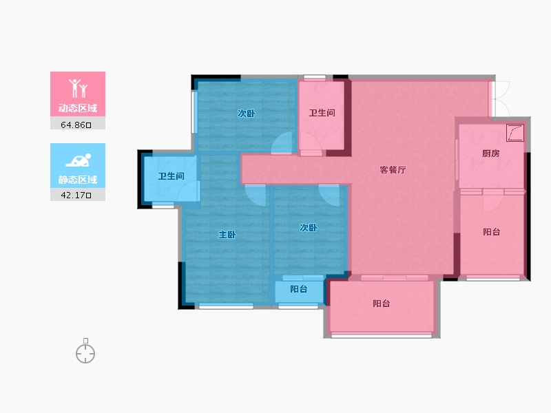 四川省-广安市-翡翠湾-100.00-户型库-动静分区