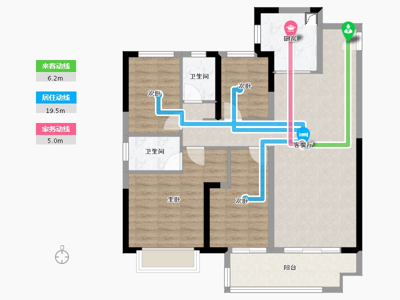 四川省-成都市-海伦堡·玖悦府-97.00-户型库-动静线