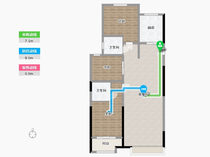 山东省-德州市-东岳翰林院-130.00-户型库-动静线