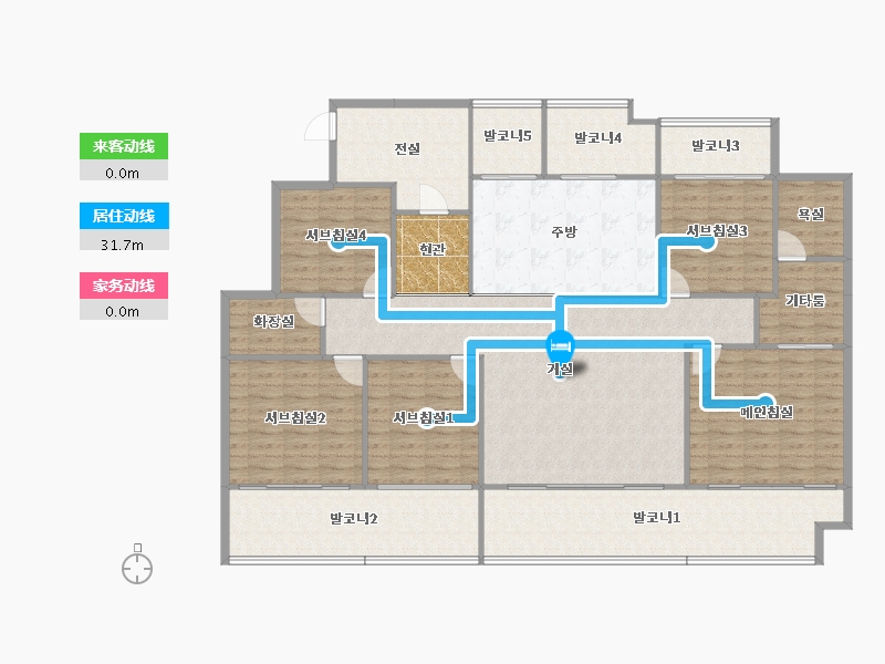 경기도-화성시-안화동마을우남퍼스트빌-182.34-户型库-动静线