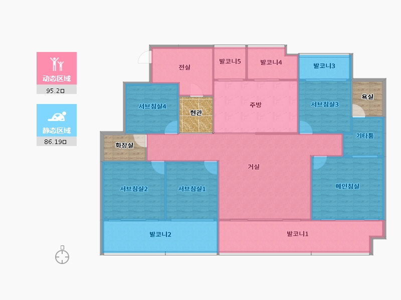 경기도-화성시-안화동마을우남퍼스트빌-182.34-户型库-动静分区