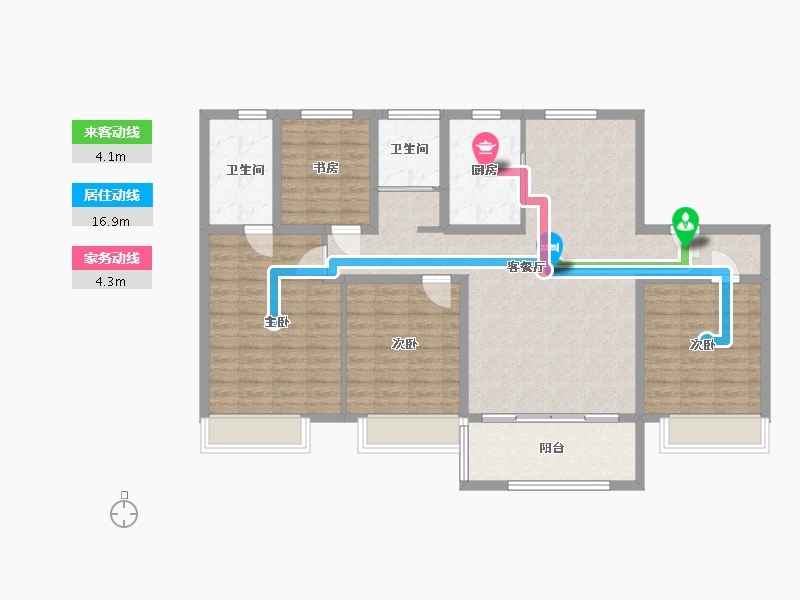 山东省-日照市-德瑞锦绣华府-117.00-户型库-动静线