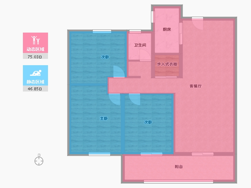 山东省-枣庄市-滕州滕投·悦府-110.00-户型库-动静分区