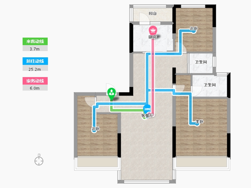 河南省-周口市-碧桂园-94.90-户型库-动静线