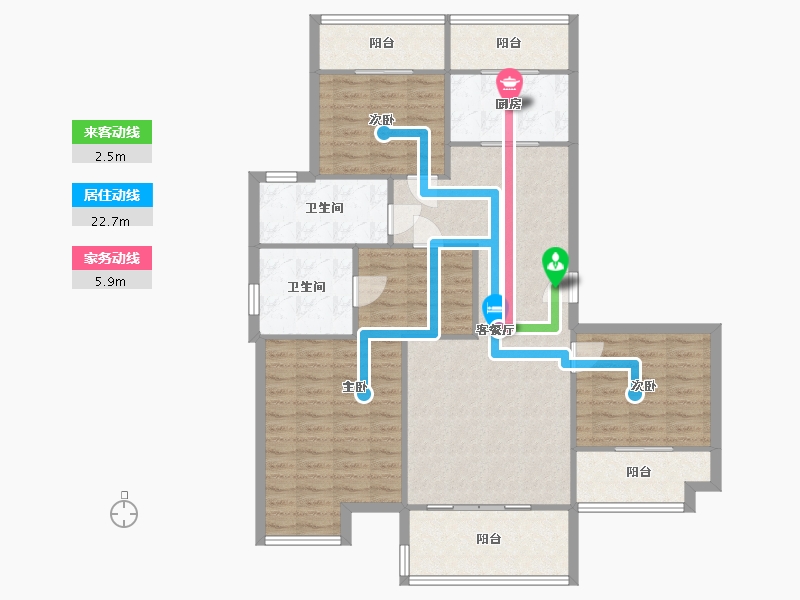 江西省-上饶市-十里风荷-113.00-户型库-动静线