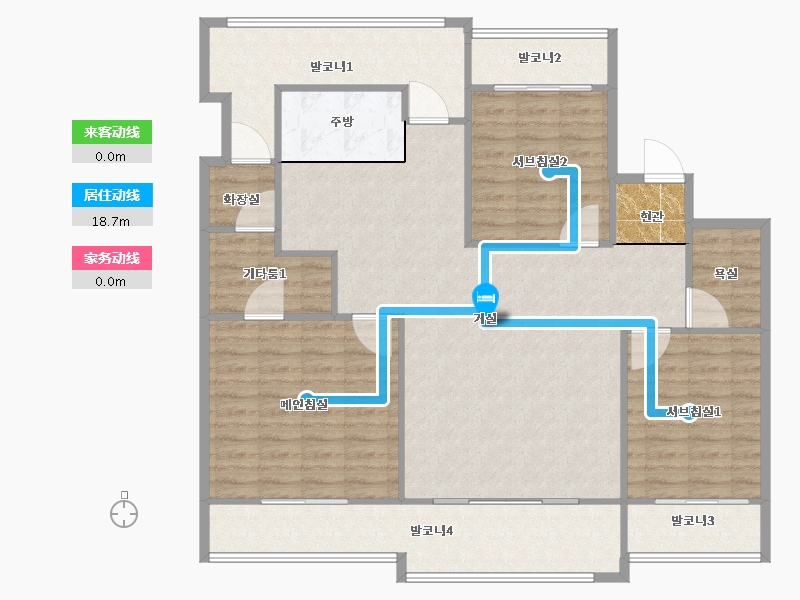 경기도-용인시 기흥구-도현마을현대(아이파크)-127.47-户型库-动静线