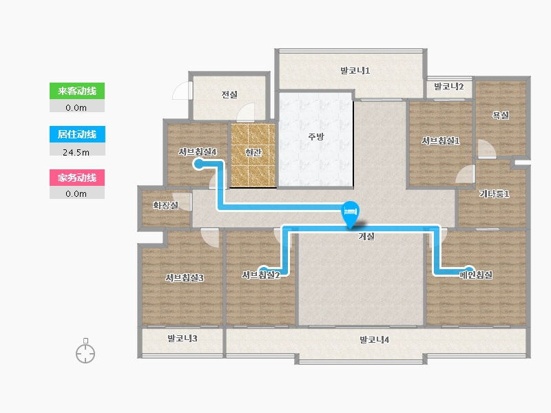 경기도-용인시 수지구-만현마을8단지두산위브-238.35-户型库-动静线