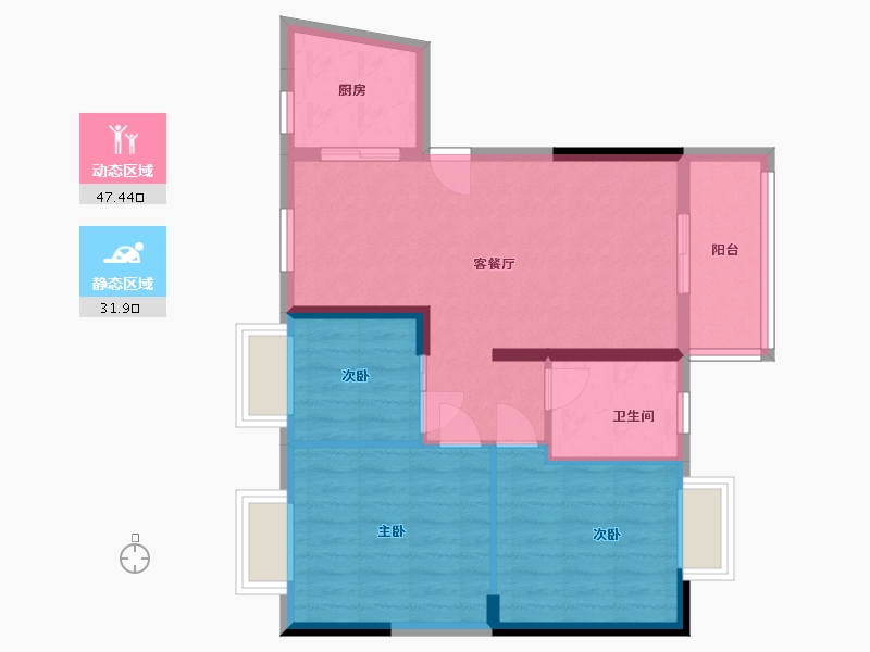 广东省-珠海市-尖峰-72.78-户型库-动静分区