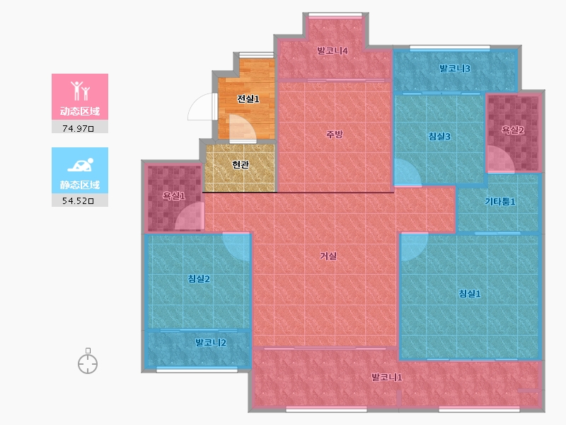 undefined-undefined-인천시 연수구-129.24-户型库-动静分区