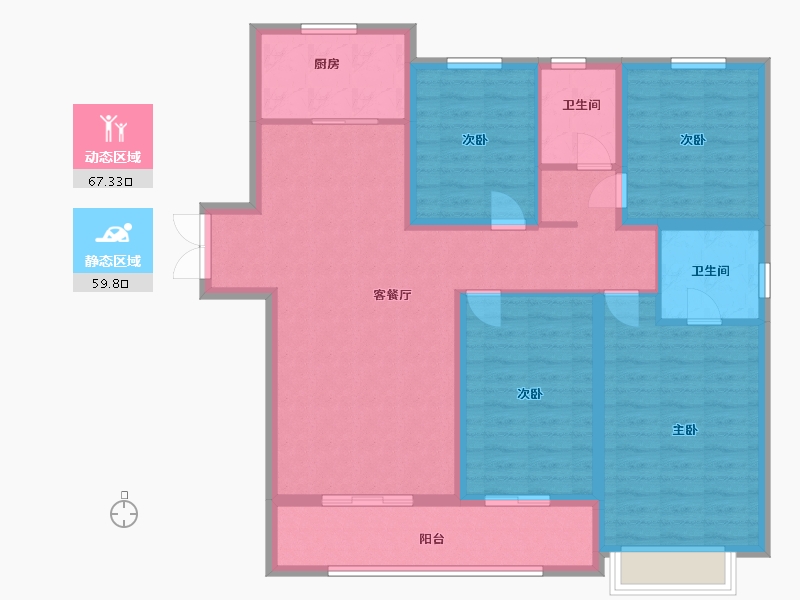 河北省-保定市-尚玉园-114.19-户型库-动静分区