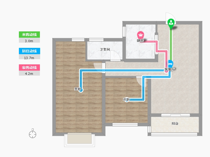 山东省-滨州市-苏通公司西城华府工地-77.00-户型库-动静线