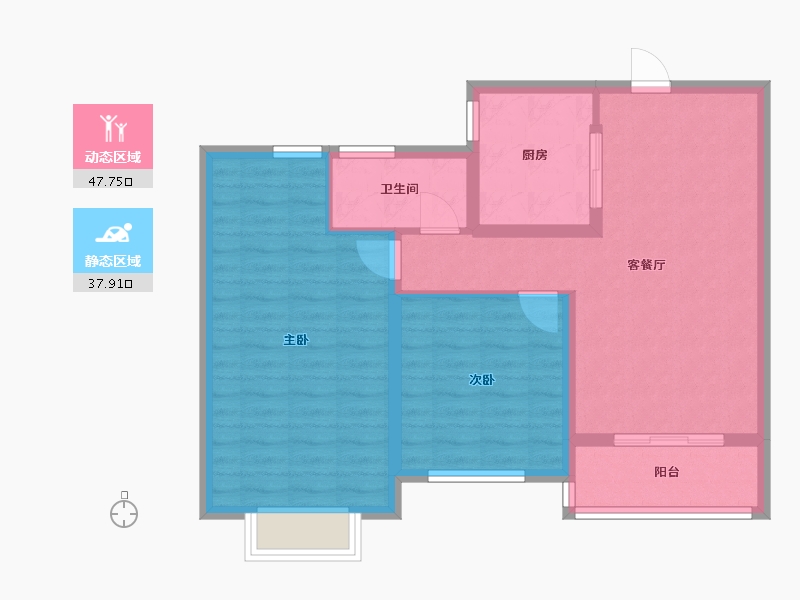 山东省-滨州市-苏通公司西城华府工地-77.00-户型库-动静分区