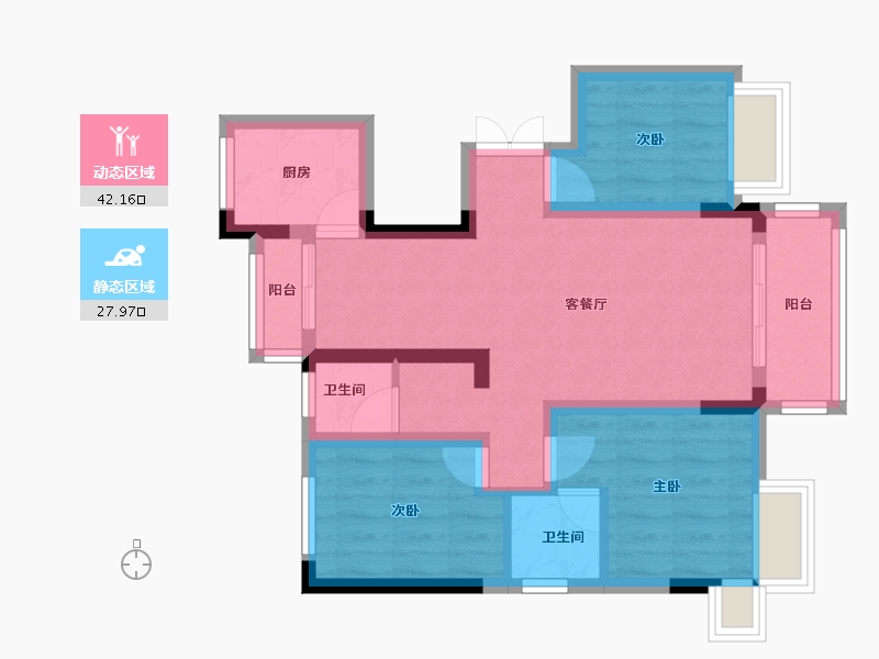 河南省-商丘市-金沙城-110.00-户型库-动静分区