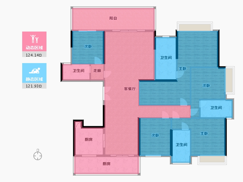 广西壮族自治区-南宁市-盛邦滨江府-0.00-户型库-动静分区