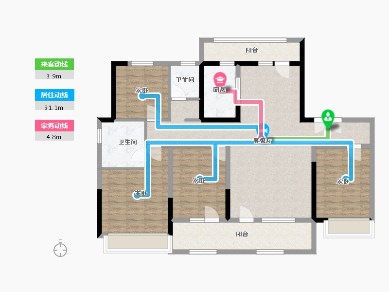 山东省-临沂市-埠丰明月郡-120.00-户型库-动静线