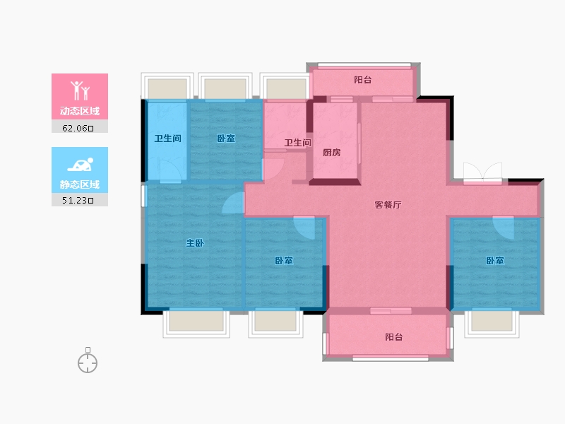 江西省-抚州市-荆尊府-95.00-户型库-动静分区