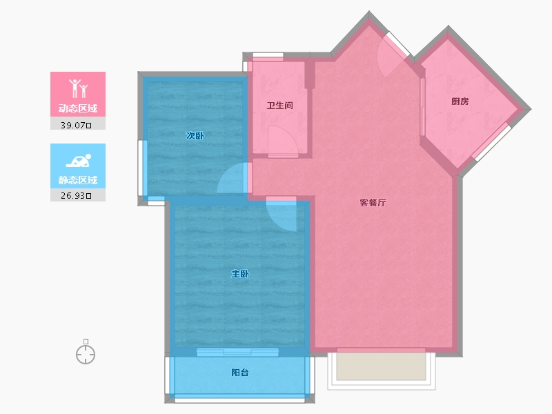 河北省-石家庄市-旭东-75.00-户型库-动静分区