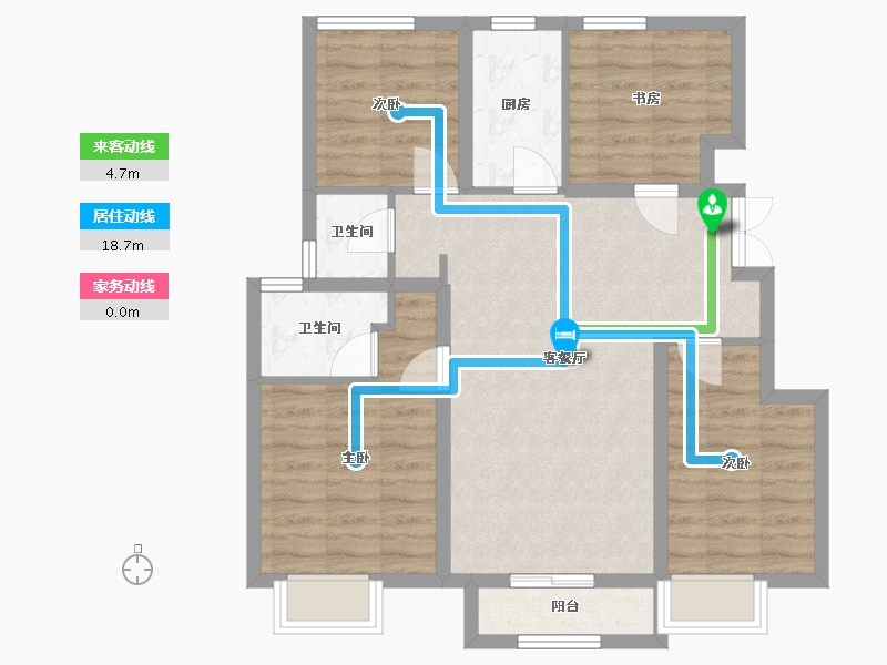 天津-天津市-大唐盛世-0.00-户型库-动静线