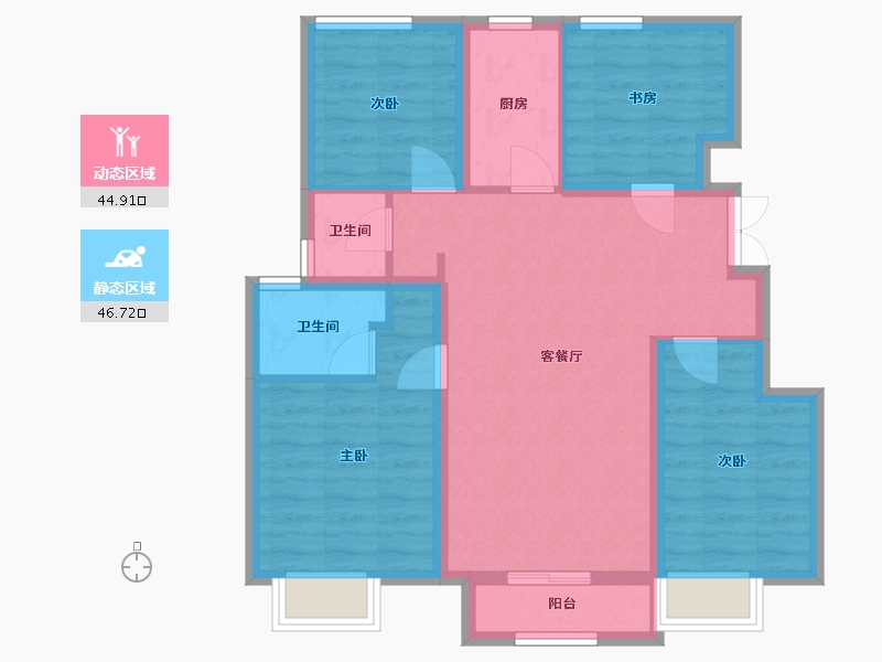 天津-天津市-大唐盛世-0.00-户型库-动静分区