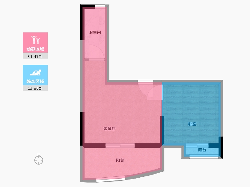 广东省-深圳市-望桐湾-40.00-户型库-动静分区