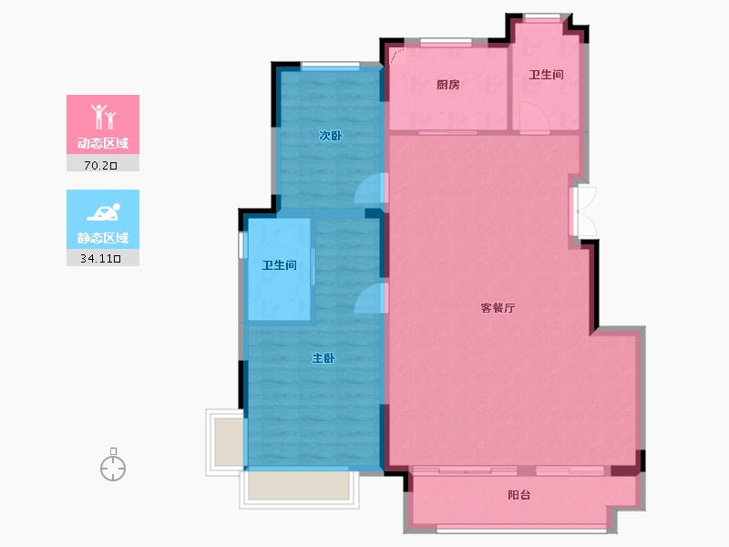 安徽省-合肥市-华侨城-95.00-户型库-动静分区