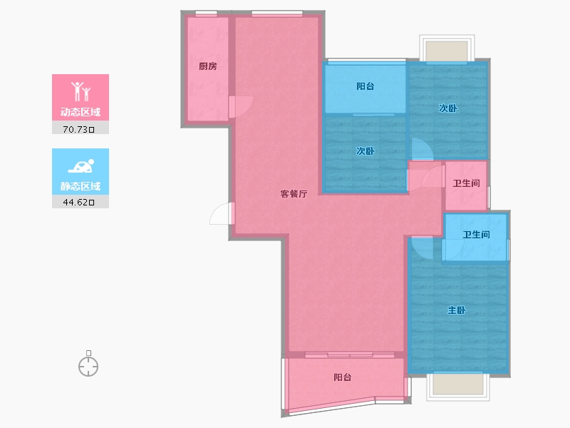 福建省-泉州市-盛世锦都-100.00-户型库-动静分区