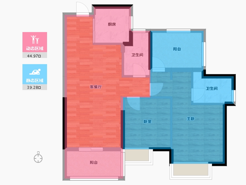 广西壮族自治区-柳州市-龙光玖誉城-77.00-户型库-动静分区