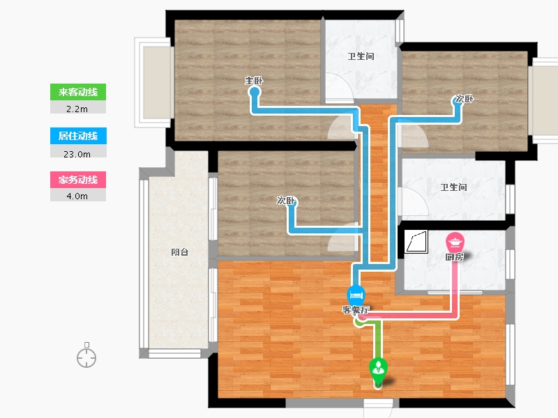 江西省-南昌市-力高君誉城-107.00-户型库-动静线