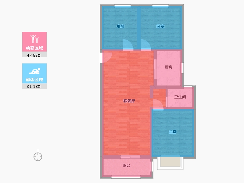 山西省-太原市-红星紫御半山-79.00-户型库-动静分区