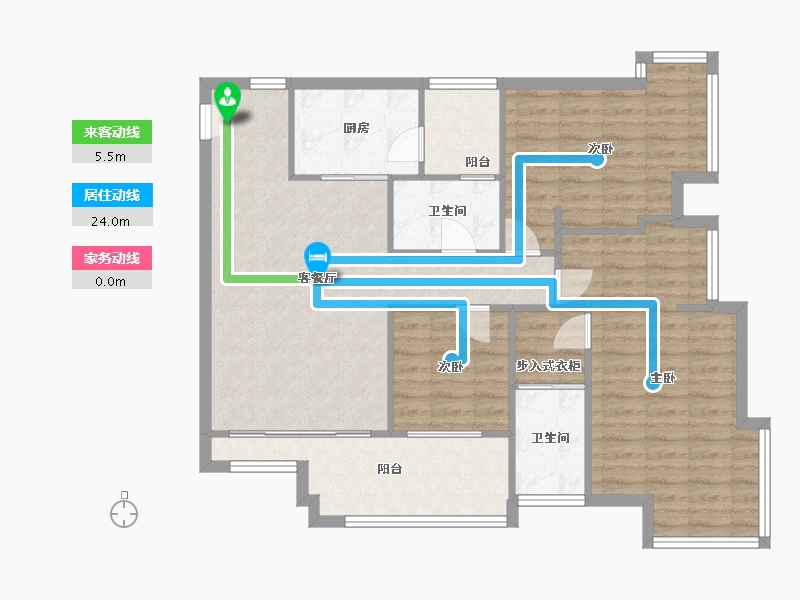 广东省-深圳市-西海明珠-91.17-户型库-动静线