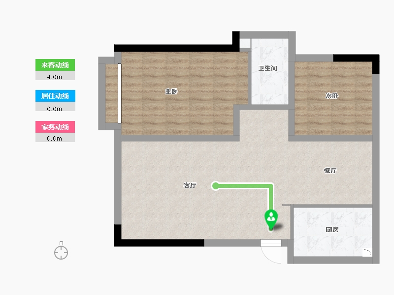 湖南省-长沙市-玉虹蓝庭国际城-77.28-户型库-动静线